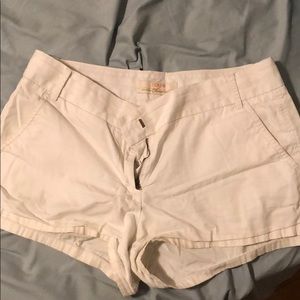 J crew white chino shorts